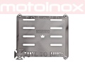 POLAND LIVE TO RIDE  ramka tablicy rejestracyjnej na motor ze stali nierdzewnej MOTOINOX.PL