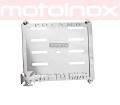POLAND LIVE TO RIDE ze stali nierdzewnej ramka tablicy rejestracyjnej na motor MOTOINOX.PL