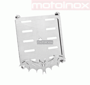 BAT SMILE 1.1 Ramka na tablice motocyklowe ze stali nierdzewnej z dużą zw. chromu i niklu - PREMIUM