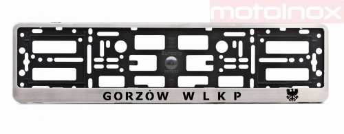 Gorzów Wielkopolski ramki do tablic rejestracyjnych ze stali nierdzewnej.jpg