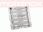 FRAME 3.1 Nierdzewna ramka tablicy rejestracyjnej na motor wersja PREMIUM