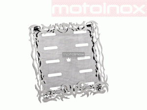FRAME 3.1 Nierdzewna ramka tablicy rejestracyjnej na motor wersja PREMIUM