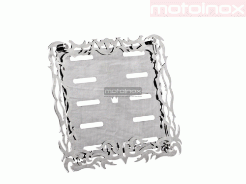 FRAME 3.1 Nierdzewna ramka tablicy rejestracyjnej na motor wersja PREMIUM