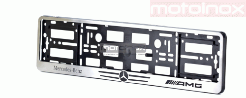 Mercedes AMG ramka ze stali nierdzewnej pod tablice rejestracyjne