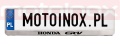 HONDA CRV - MOTOINOX ramka na tablice rejestracyjne