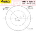 Ostrze do noża Tandir 120mm x13mm  stal z zawartością tytanu