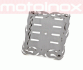 FRAME 4.1 Nierdzewna ramka tablicy rejestracyjnej na motor PREMIUM
