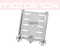 SKULL RIDE Nierdzewna ramka tablicy rejestracyjnej z własnym emblematem - MOTOINOX