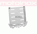 CHOPPER FOREVER 1.1 Nierdzewna ramka tablicy rejestracyjnej na motor PREMIUM