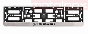  Ramka do tablic rejestracyjnych SUBARU ze stali nierdzewnej chromowana