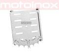 BAT SMILE 1.1 Nierdzewna ramka tablicy rejestracyjnej na motor MOTOINOX.PL