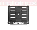 SUZUKI ze stali nierdzewnej ramka pod tablice rejestracyjną - MOTOINOX.PL 
