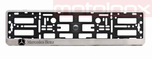  Ramki pod tablice rejestracyjne  Mercedes Benz ze stali nierdzewnej chromowana 
