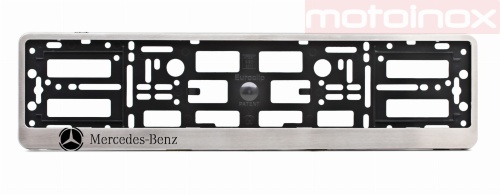 Mercedes Benz ramka pod tablice rejestracyjne ze stali nierdzewnej
